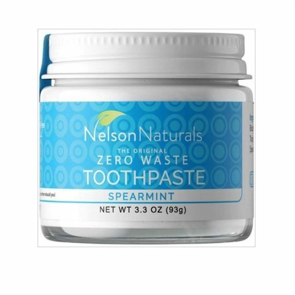 2 x 93g NELSON NATURALS Zero Waste Toothpaste Spearmint