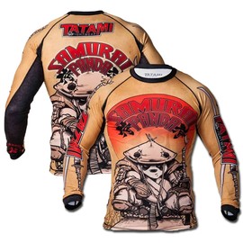 Tatami Fightwear Samurai Panda Long Sleeve Rashguard - Medium