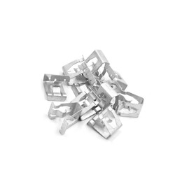 Motoforti 10Pcs 10mm Hole Metal Rivets Car Interior Door Panel Clips Fastener Silver Tone Long-Lasting