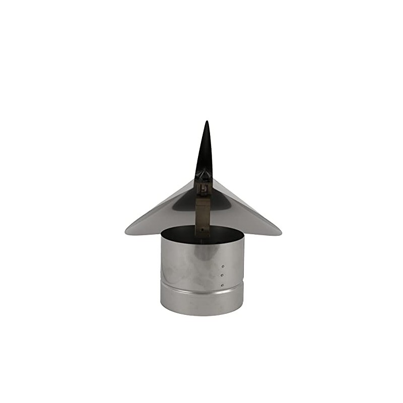 FAMCO Wind Directional Chimney Cap (Stainless Steel, 7 Inch)