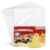 PSLER Car Windshield Sticker, Windshield Applicator, Clear Window Cling Car