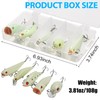 Saltwater Luminous Fishing Lures Night Fishing Bait Kit,5PCS Glow Crank