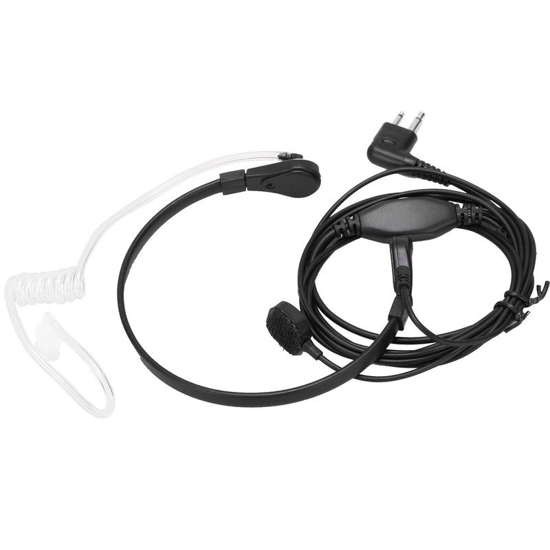 2 Pin Walkie Talkie Earpiece Noise Canceling Headset with MIC