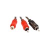 Stinger SI12YM 1000 Series 2-Channel Audiophile Grade RCA Stereo Y-Adapter