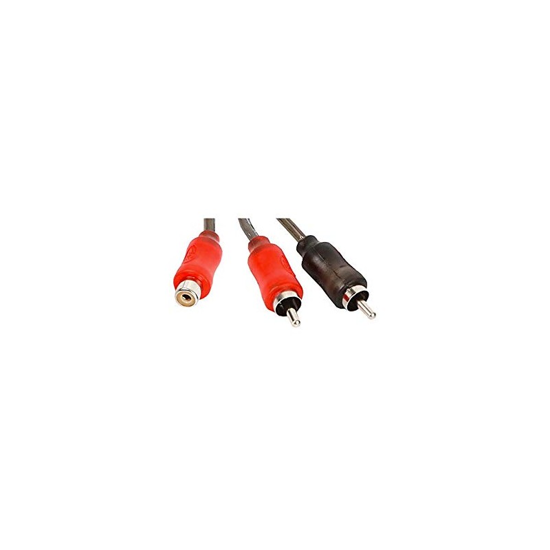 Stinger SI12YM 1000 Series 2-Channel Audiophile Grade RCA Stereo Y-Adapter
