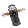 CO2 Mini Regulator Aluminum Alloy Brass Stainless Steel 8mm Dual