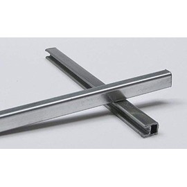 U Zinc - 9/32" - 6ft Zinc Came (Cut Into 3-24" Pieces) by BiNARi Glass Studio