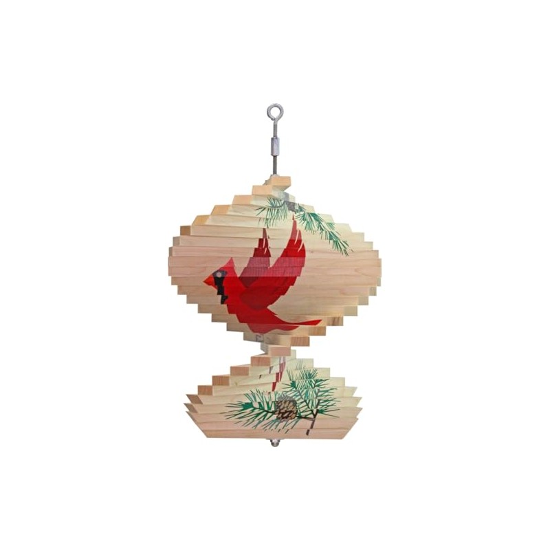 Cardinal Wood Wind Spinner - Made in USA