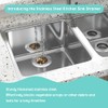 2Pack Sink Protectors for Kitchen Sink 13''x16''&11.2''x14.5'', Sink Rack for