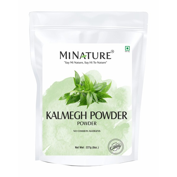 Kalmegh Powder (Andrographis Paniculata)(Green Chiretta) by mi Nature | 227g(8oz) (0.5lb) | Immune Support | “King of Bitters”