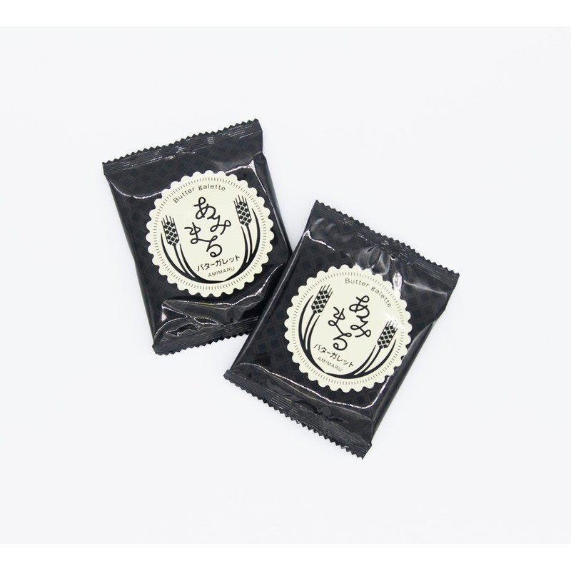 Sasa Wooden Candy Amimaru Butter Galette (2 Sheets x 10