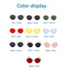 BOUACOUA Retro Steampunk Style Sunglasses Round Metal Frame Sunglasses for