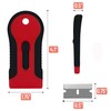 Bates- Razor Blade Scraper Tool Set, 2 Pack, Black &