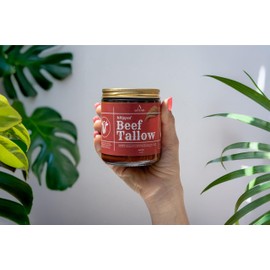 Beef Tallow for Skin - Beef Tallow face and body Balm, Natural Cream, 6 oz (Pack of 1) | Grass-Fed Beef Tallow, All-Natural Moisturizer, Whipped Beef tallow Cream for Smooth Skin, Vitamins A, C, D, E