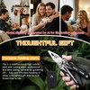 28-in-1 Multitool Pliers with Scissors, Rope Cutters,Saw, Screwdrivers,Can Opener,File,Carrying Pouch,Stainless