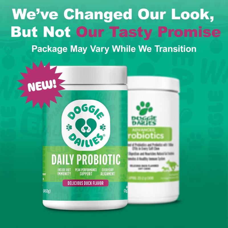 Doggie Dailies Probiotics for Dogs - Advanced Dog Probiotics with