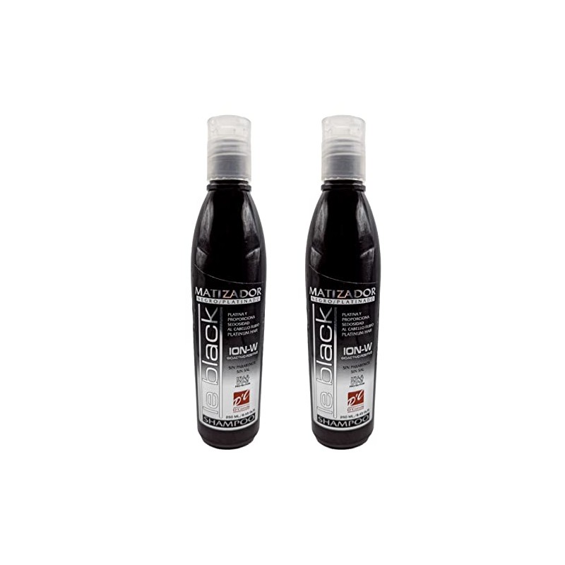 Kit 2 Piezas de Shampoo Le Black Matizador Negro Di