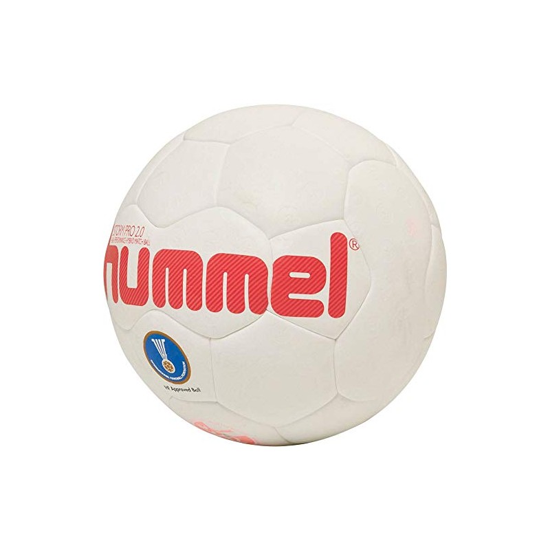 Hummel HMLSTORM PRO 2.0 - Handball Ball Unisex Adult White/Red,
