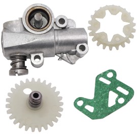 Hippotech Oil Pump Oiler Worm Gear Spur Wheel with Gaskets Fit for STIHL MS380 MS381 038 038AV Super Magnum