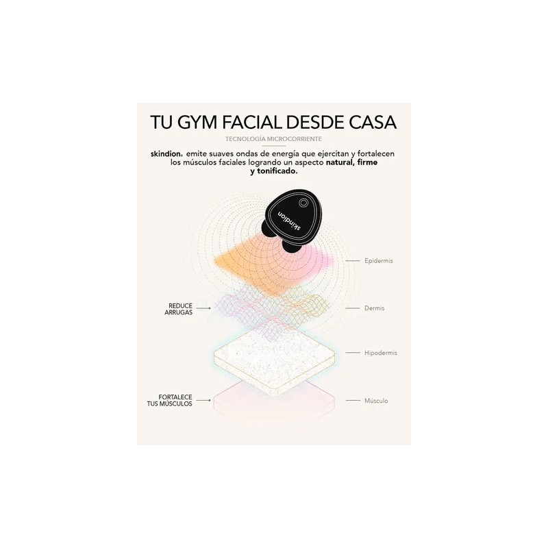 Skindion Rejuvenecimiento y Lifting Facial con Microcorriente Antiarrugas