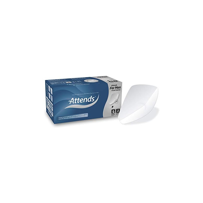 ATTENDS For Men Shield 2 Box Pack of 16