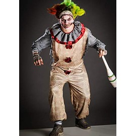 Magic Box Mens Twisty The Clown Style Horror Costume (Medium (37-40" Chest))