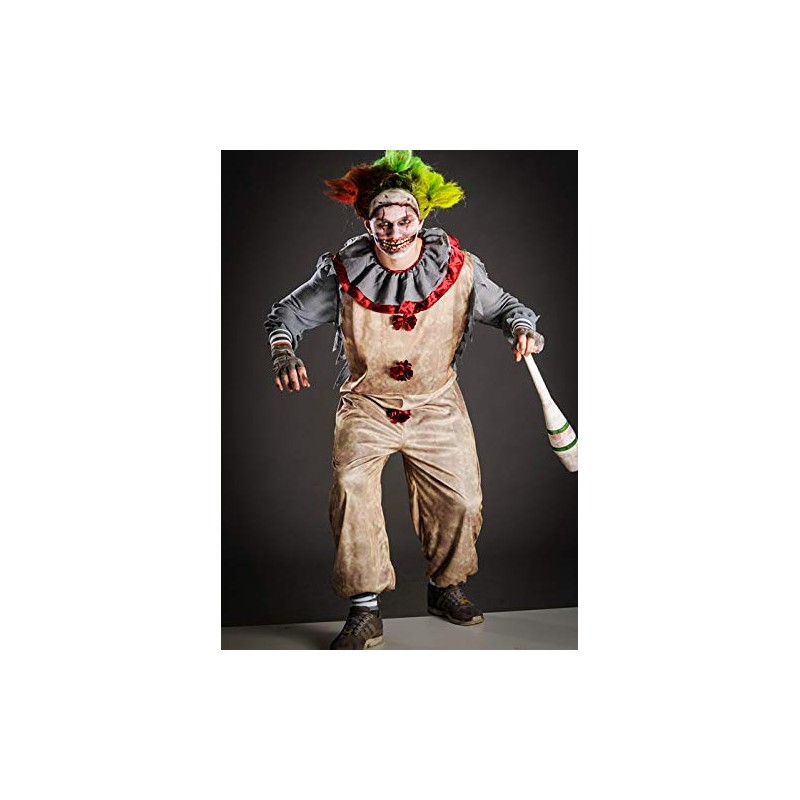 Magic Box Mens Twisty The Clown Style Horror Costume (Medium