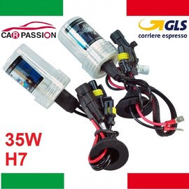 Xenon Headlight Kit H7 35W 4300K 12V HID Bulbs 1 Pair Replacement
