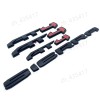 GMC Matte Black RED AT4 HD Emblems Sierra Letters Kit