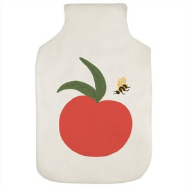 'Peach and a bee' Hot Water Bottle Cover (HW00030118)