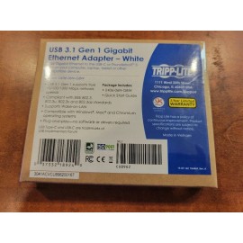 Tripp Lite NEW SEALED Tripp Lite USB-C to Gigabit Network cable  U436-06N-GBW  *WHITE*