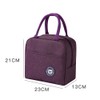 Tongke Insulated Lunch Bag, Portable Thermos Lunch Box Carrier, Double-Layered