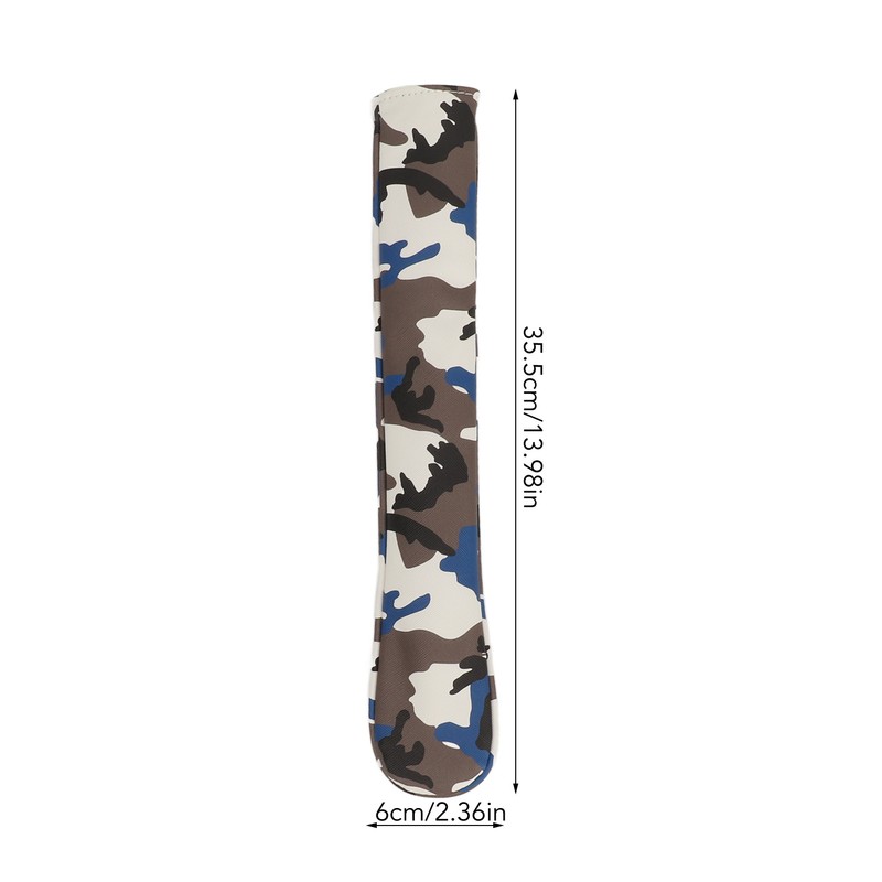 Golf Alignment Stick Cover Waterproof Thickened Plush Camo Pattern Alignment