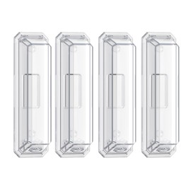 CLYMENE Light Switch Cover Guard, Child Proof Wall Switch Cover Protects Lights or Switches from Getting Accidentally Turned ON or Off by Children and Adults, Toggle Style (Clear, 4 Pack)