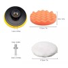 Dolores 8pcs 7in Esponja Coche Almohadilla Disco Pulir Encerar Borla
