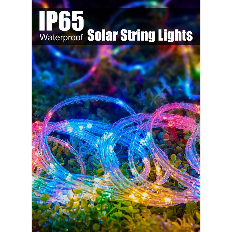 Brightown Solar String Lights Outdoor 2 Pack 72 Feet 200