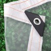 Transparent Rain Tarp Thickened PE Garden Plants Rain Shelter Cover