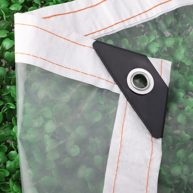 Transparent Rain Tarp Thickened PE Garden Plants Rain Shelter Cover