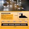 ELECHOI Blue 2 in 1 Police Emergency Dash Strobe Light