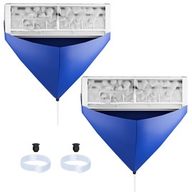 SOUTH SILK Ac Cleaning Bag, Air Conditioner Service Bag, Split Air Conditioner Cleaning Cover, Split Air Conditioning Cleaning Waterproof Cover Bag, Universal Size, Easy to Use, 2 Piece