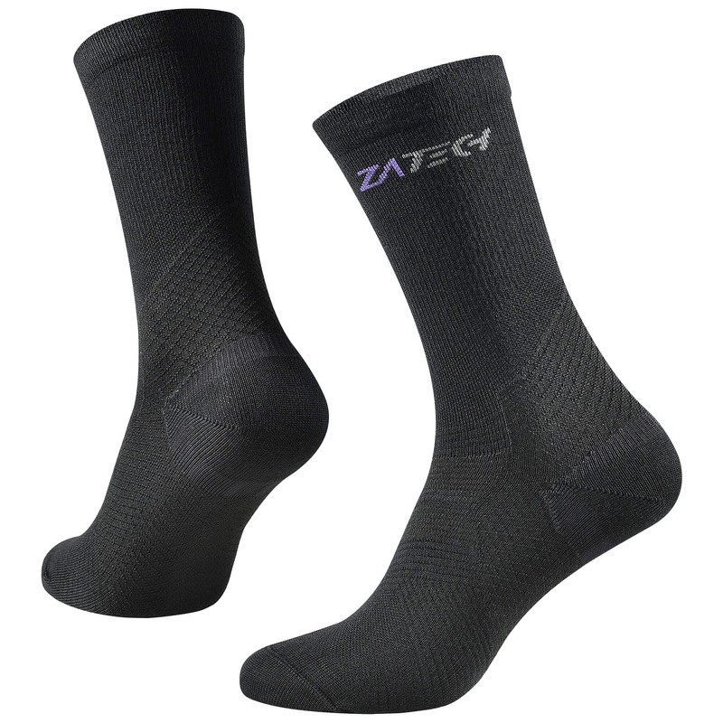 ZaTech Merino Plantar Fasciitis Socks Lightweight Micro Crew Compression Socks,