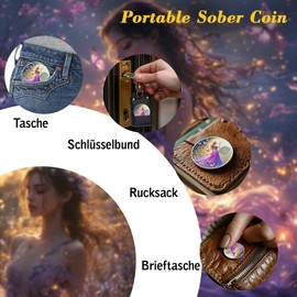 Original Butterfly Fairy 2 Year Nüchternheit Chip Nüchternheit Frauen Zwei Jahre Nüchternheit Münze AA Chip Und Medaillon AA NA WAA Münze Wiederherstellung Chip Nüchternheit Zeichen Nüchternheit