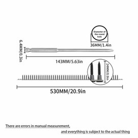 Automatic Chain Nail Gun Adapter, 48MM Electric Drill Chain Attachment Set for ail Gun Electric Drill, for Drywall Woodwork (Screwdriver Bit)