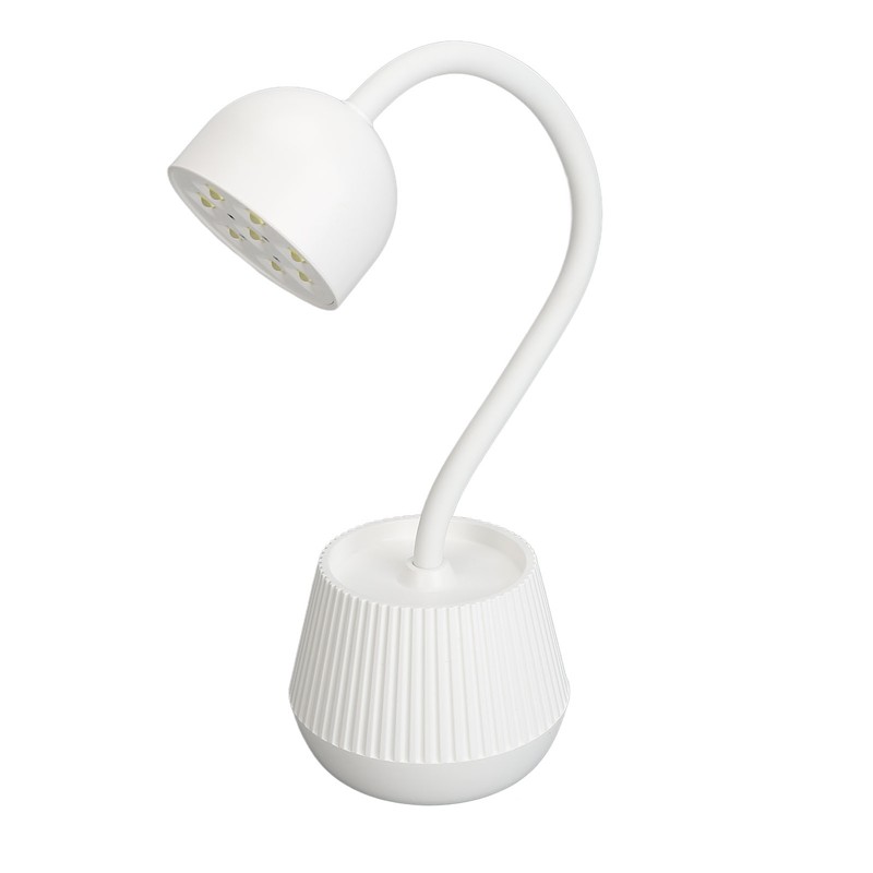 Lotus Shape Nail Lamp 360 Degree Rotatable Infrared Induction Gooseneck