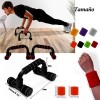 Manijas Para Flexiones 1 Par + 1 Par De Muñequeras