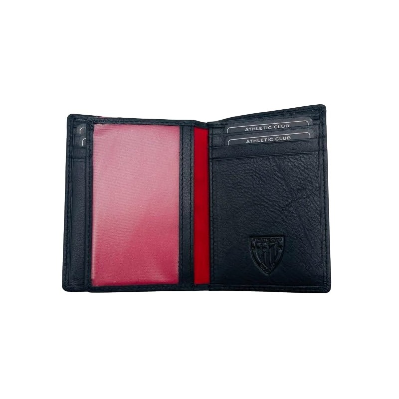Athletic Club Bilbao Wallet Black De Mano Classic, black, Classic