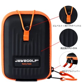 JAWEGOLF Golf Laser Rangefinder Hard Case EVA Storage Box Storage Bag Carrying Case Z80 Z82, black