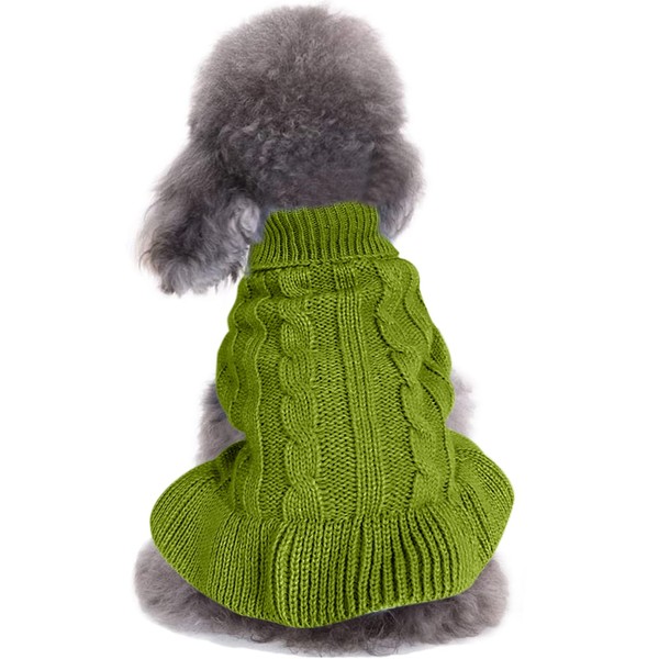 CHBORCHICEN Small Dog Sweaters Knitted Pet Cat Sweater Warm Dog