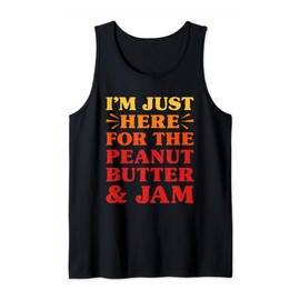 Peanut Butter and Jam I Love Peanut Butter Funny Tank Top