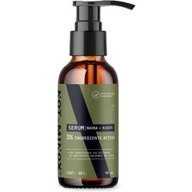 Serum para Crecimiento de Barba (Nula o Corta) y Bigote 3% Ingrediente Activo, Reforzado con Biotina, Vitamina E, Cola de Caballo, Romero Sin Ingredientes Irritantes Beard Growth